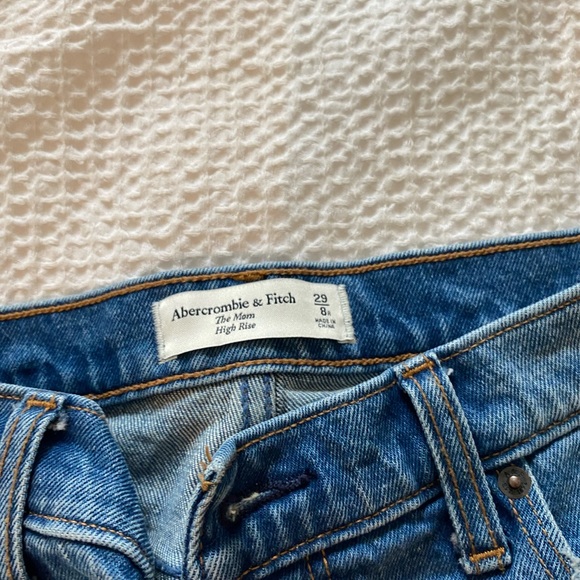 Tricolor High Rise Mom Jeans - Picture 2 of 3